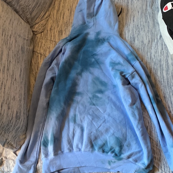 Sun logo blue hoodie - Picture 2 of 2